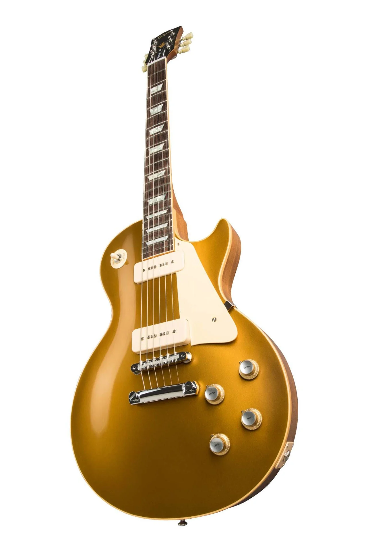 Gibson 1968 Les Paul Standard Goldtop Reissue Electric Guitar - Gloss 60s Gold - Image 3