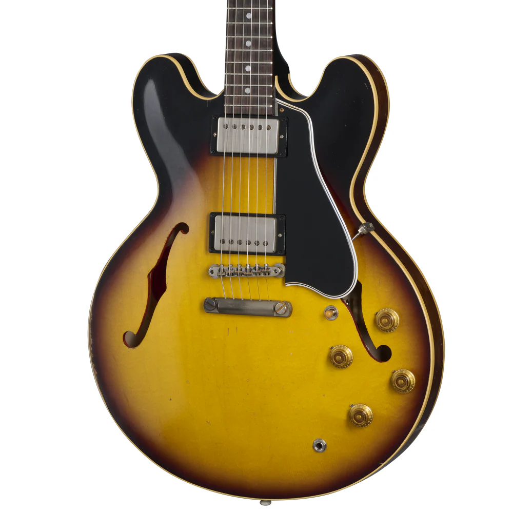 Gibson 58 ES335 Murphy Lab Heavy Aged Tobacco Burst - Image 7