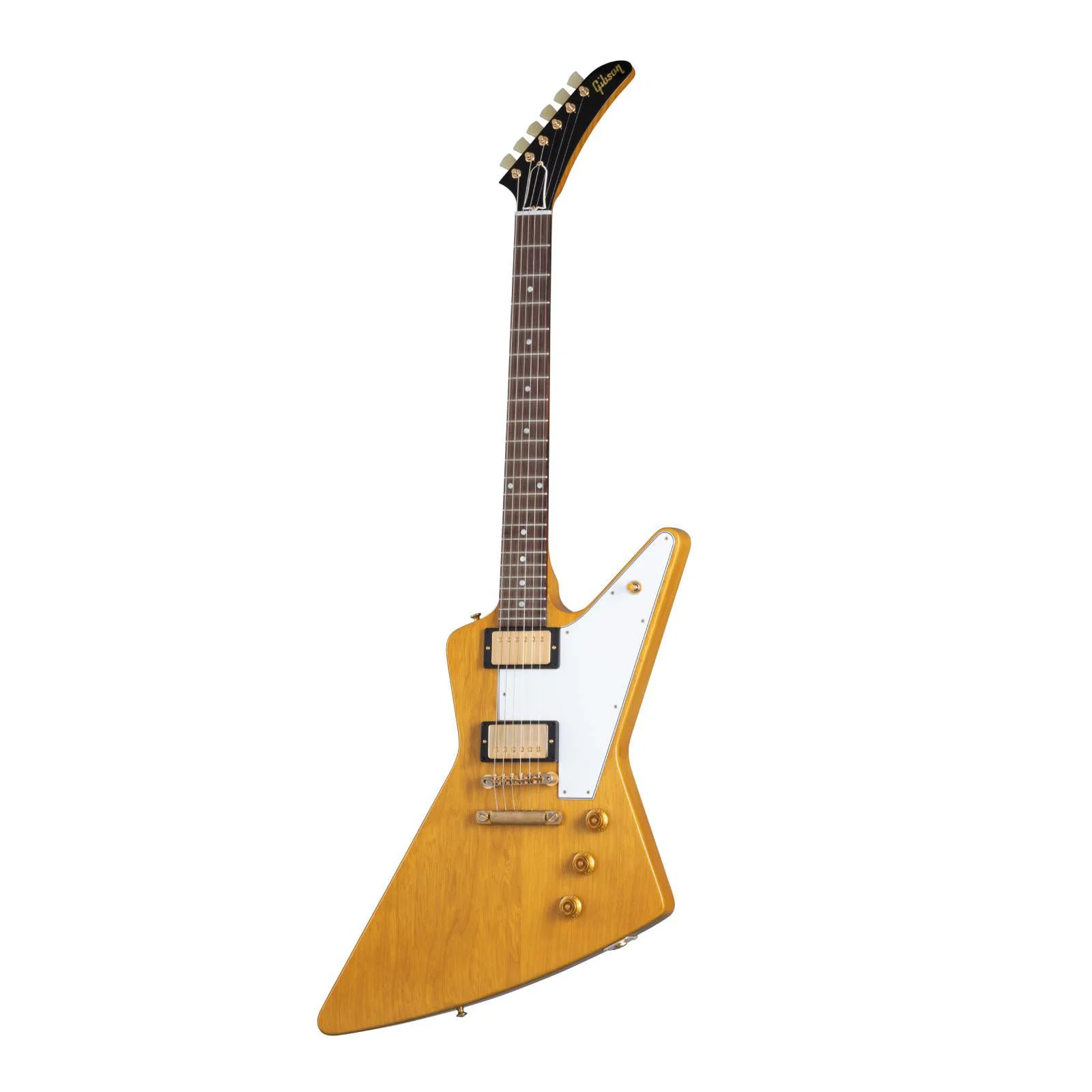 Gibson 58 Korina Explorer Electric Guitar - White Pickguard - Natural - Image 5