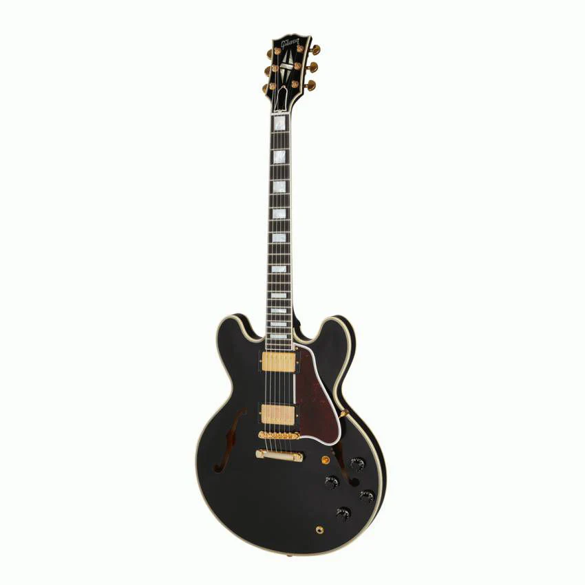Gibson 59 ES-355 Reissue Stop Bar Electric Guitar - VOS Ebony - Image 5