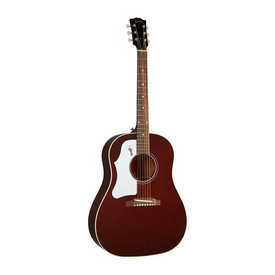 Gibson 60s J45 Original Adjustable Saddle Left-Handed Acoustic Guitar - No Pick Up - Wine Red - Image 2