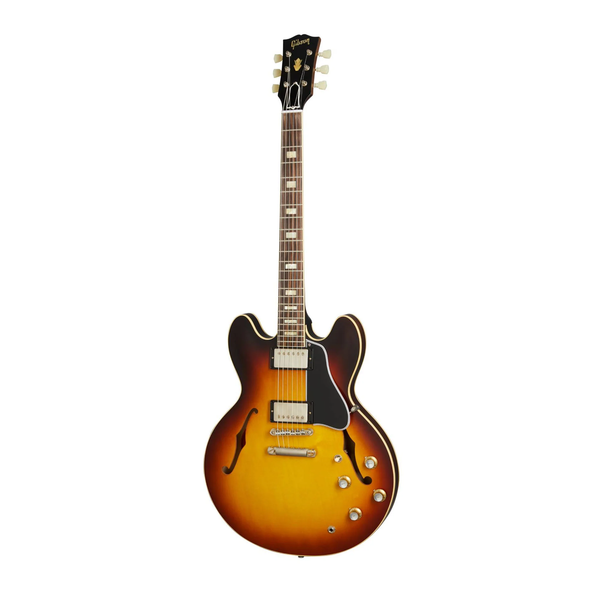 Gibson 64 ES-335 Reissue Electric Guitar - VOS Vintage Burst - Image 8
