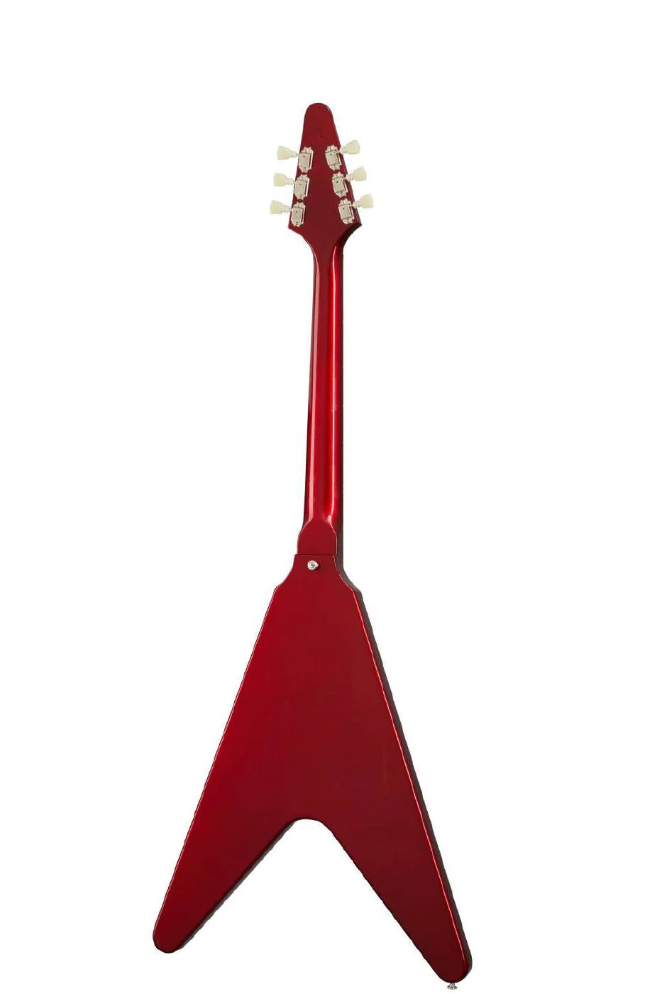 Gibson 67 Mahogany Flying V Electric Guitar Maestro Gloss - Spark Burgundy - Image 2