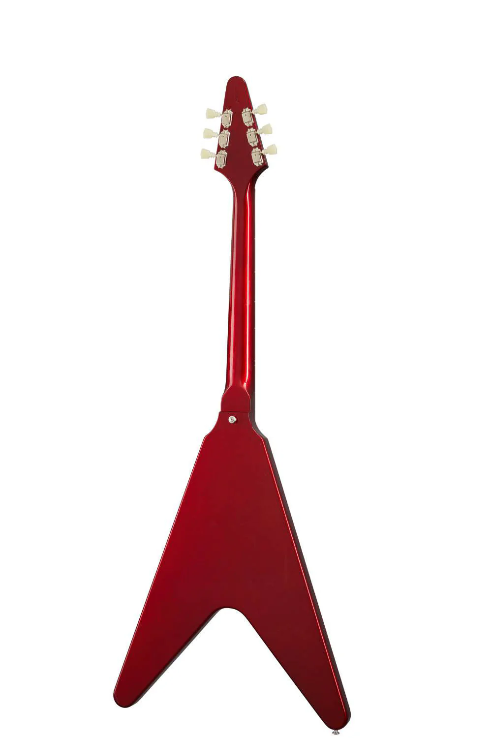 Gibson 67 Mahogany Flying V Electric Guitar Maestro Gloss - Spark Burgundy - Image 6