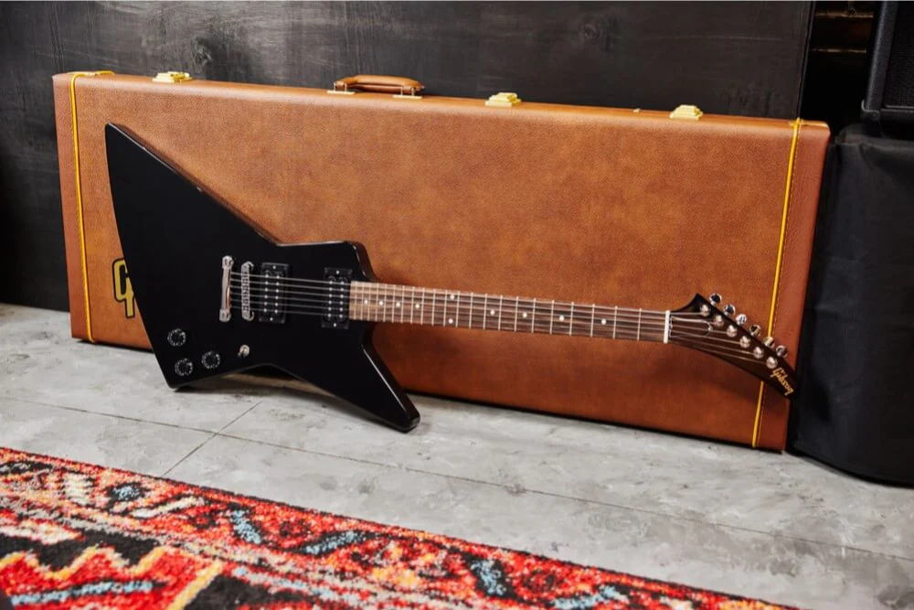 Gibson 80's Explorer Electric Guitar - Ebony - Image 8