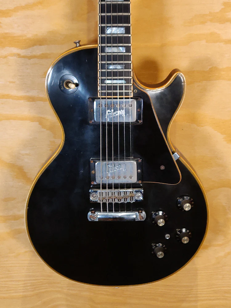Gibson Custom Les Paul '73 Electric Guitar in Ebony - Preloved (Excellent Condition) - Image 2