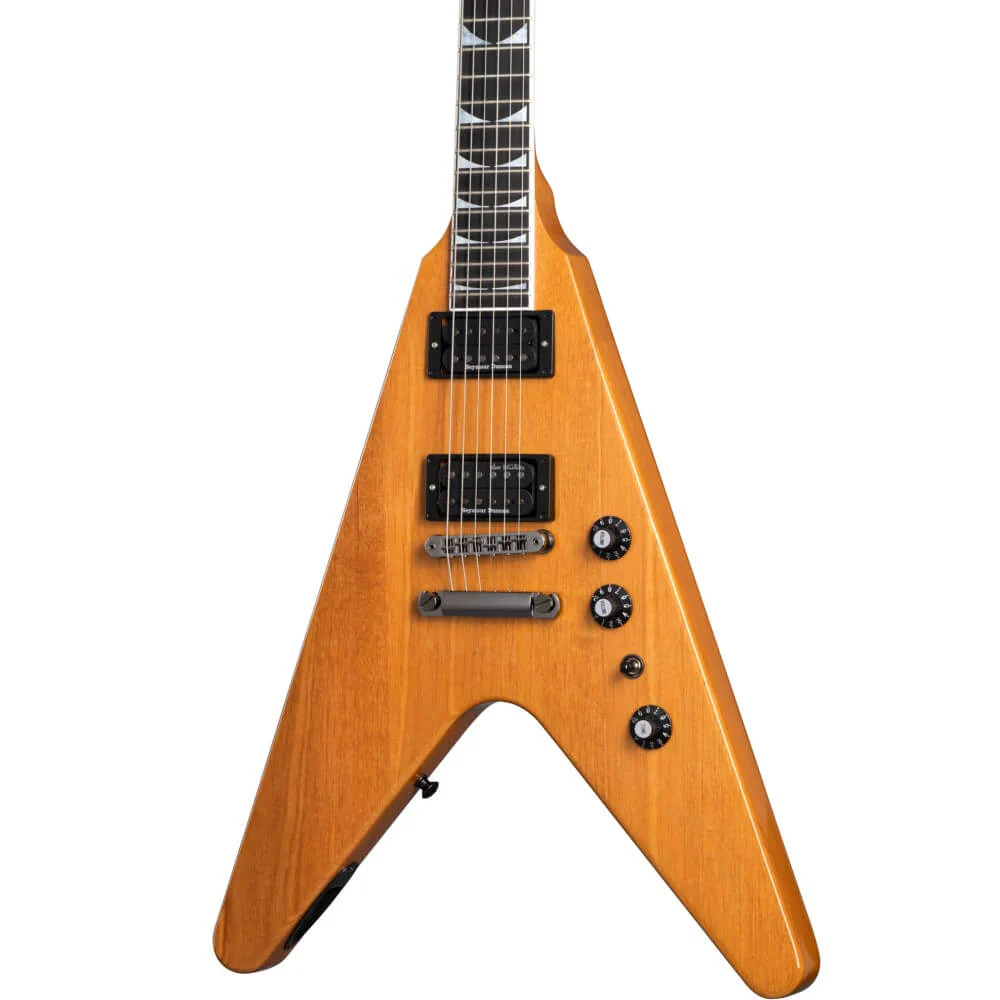 Gibson Dave Mustaine Flying V EXP Electric Guitar - Antique Natural - Image 11