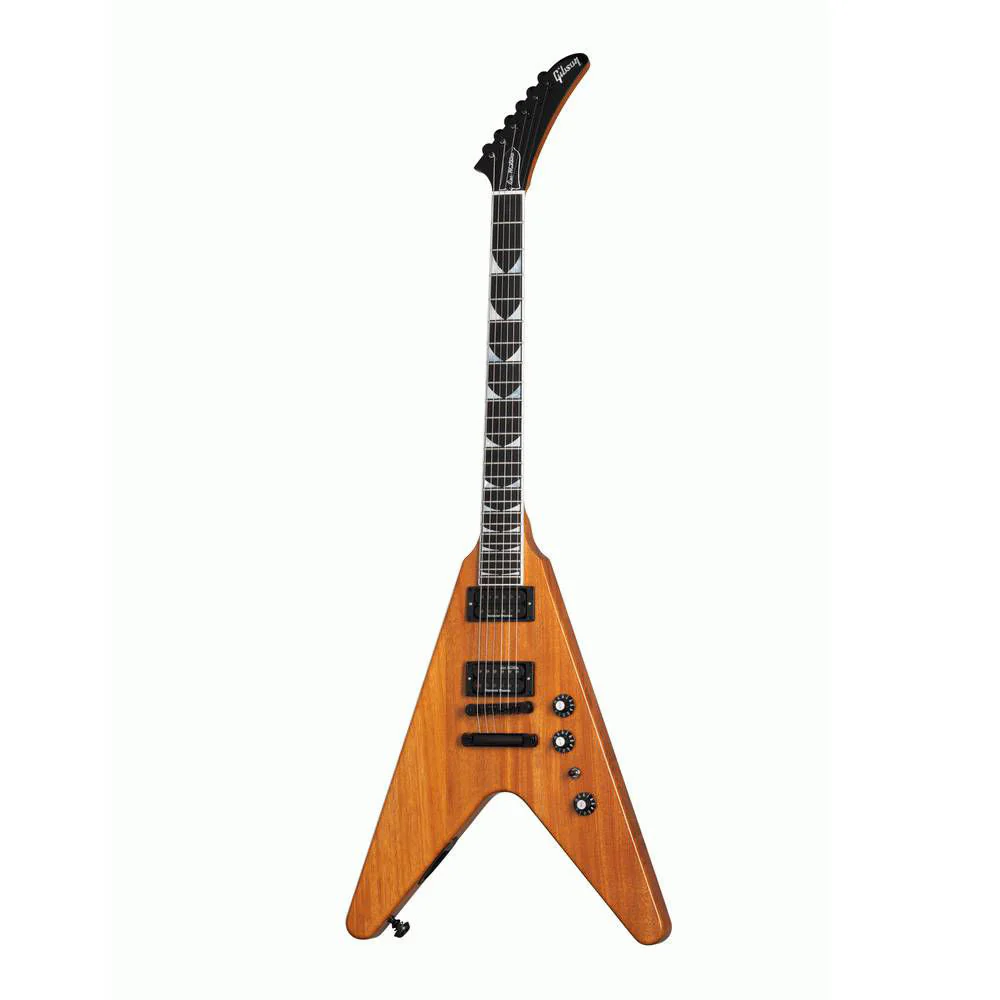 Gibson Dave Mustaine Flying V EXP Electric Guitar - Antique Natural - Image 9