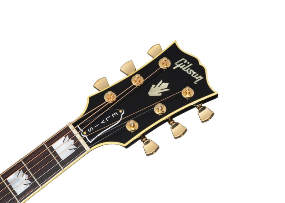 Gibson Elvis SJ-200 Acoustic Guitar with Pickup - Ebony - Image 4