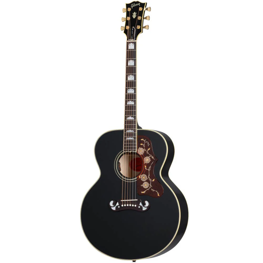 Gibson Elvis SJ-200 Acoustic Guitar with Pickup - Ebony - Image 7