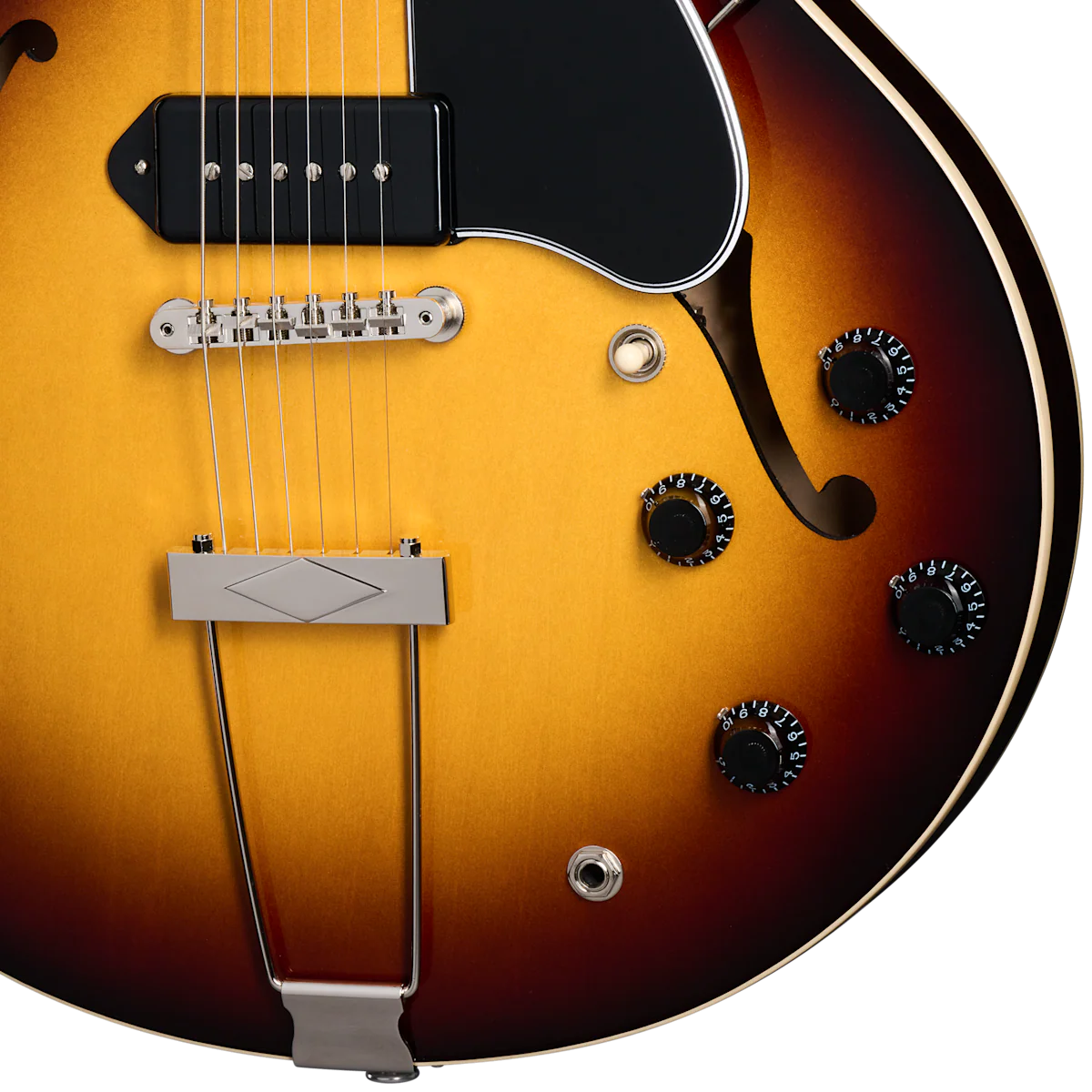 Gibson ES-330 Electric Guitar - Tobacco Sunburst - Image 5