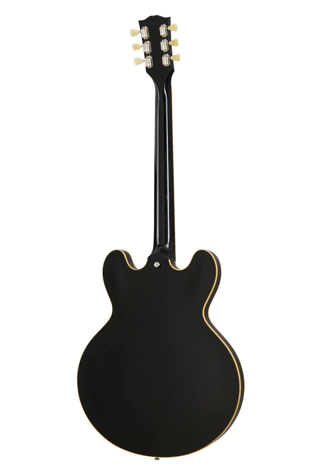 Gibson ES-335 Dot Electric Guitar - Vintage Ebony - Image 3