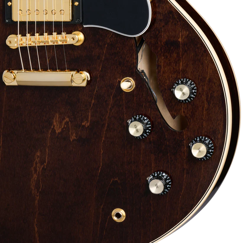 Gibson ES-345 Limited Edition Electric Guitar in Dark Walnut - Image 3