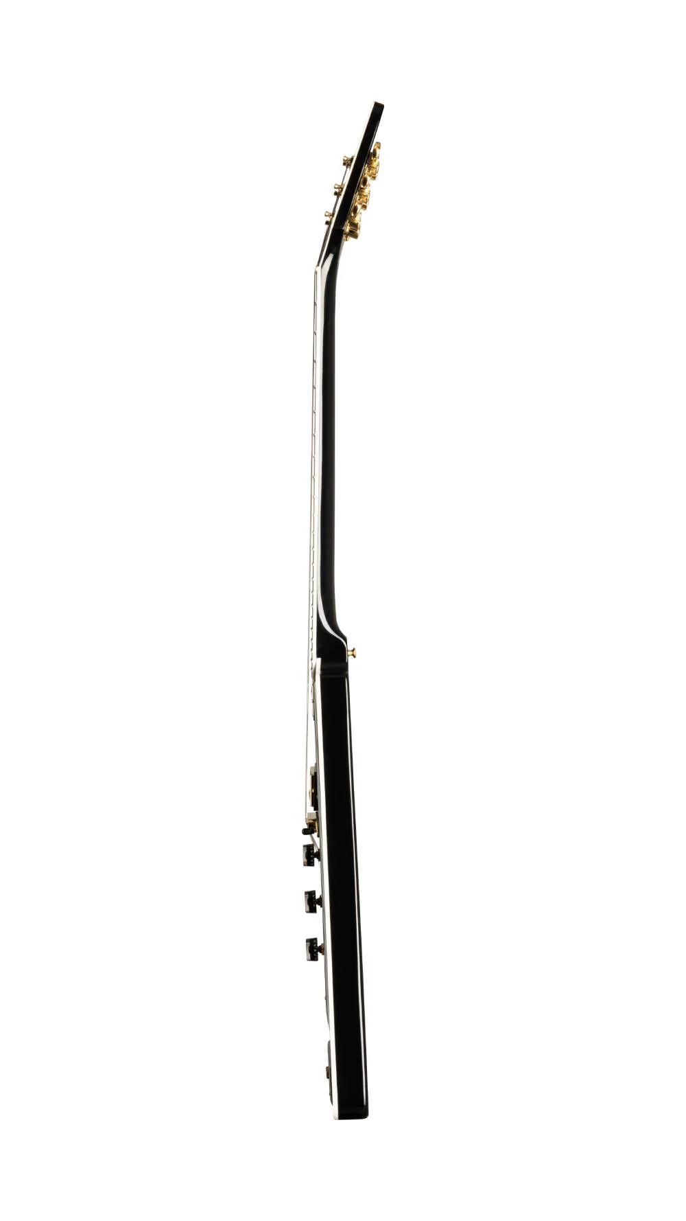 Gibson Flying V Custom Electric Guitar with Ebony Fingerboard Gloss - Ebony - Image 8