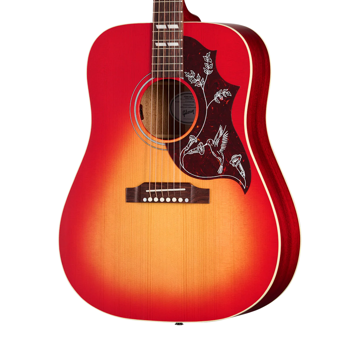 Gibson Hummingbird Special Acoustic Guitar - Satin Vintage Cherry Burst - Image 4