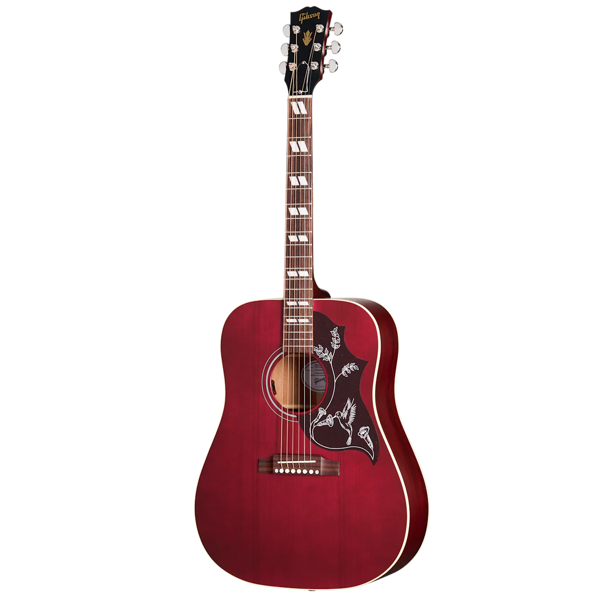 Gibson Hummingbird Special Acoustic Guitar - Satin Wine Red - Image 4