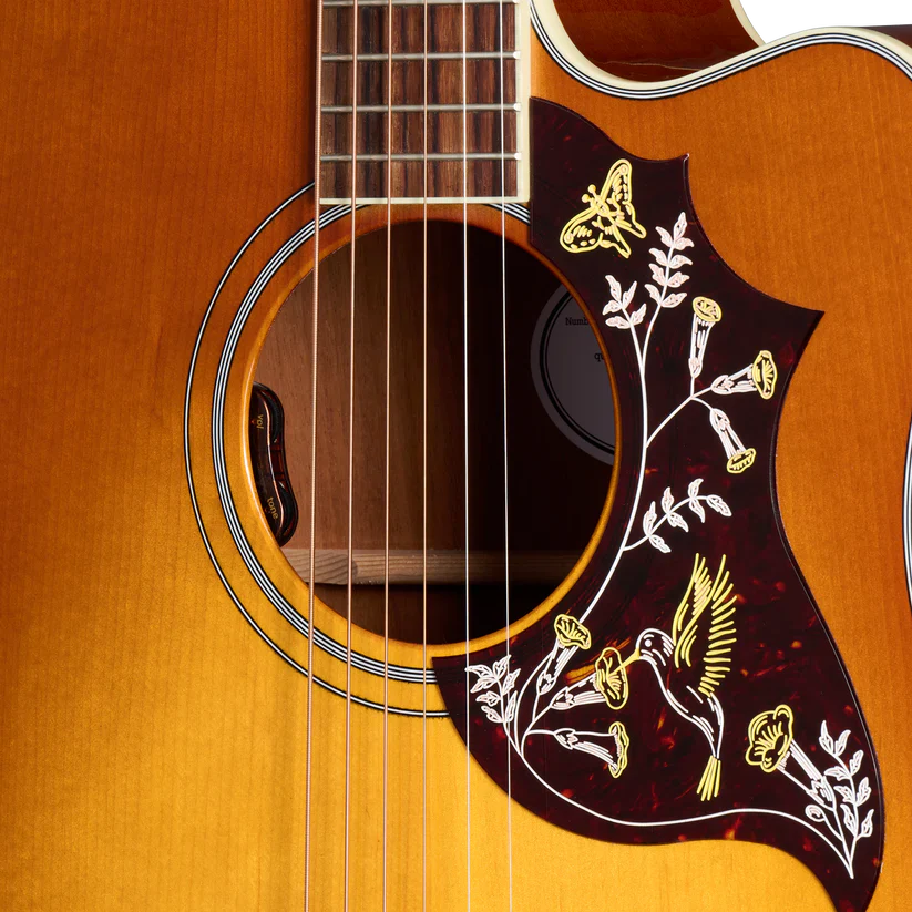 Gibson Hummingbird Standard EC Acoustic Guitar - Heritage Cherry Sunburst - Image 3