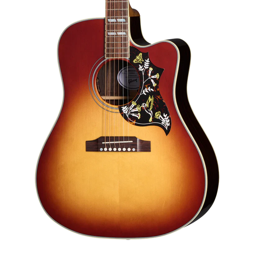 Gibson Hummingbird Standard Rosewood EC Acoustic Guitar - Rosewood Burst - Image 3