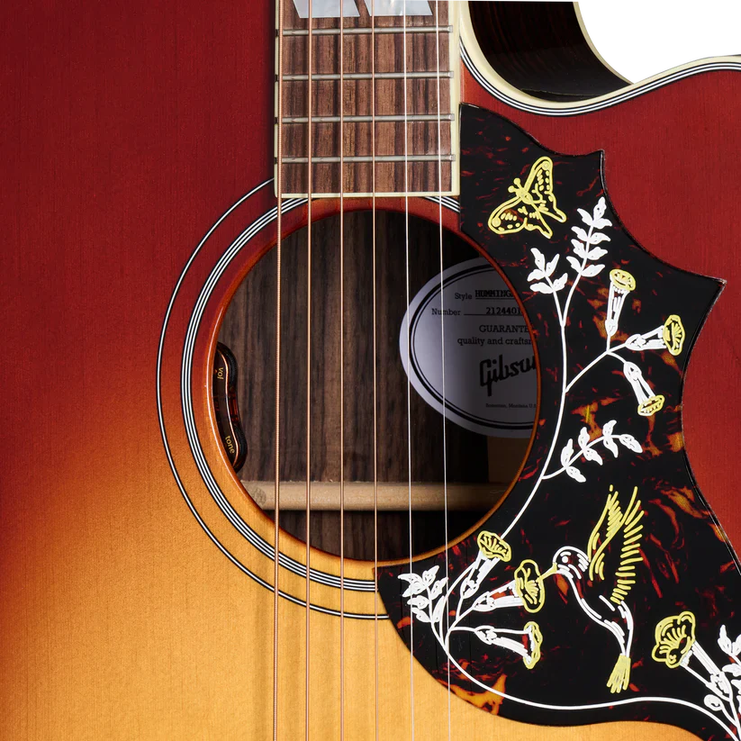 Gibson Hummingbird Standard Rosewood EC Acoustic Guitar - Rosewood Burst - Image 4