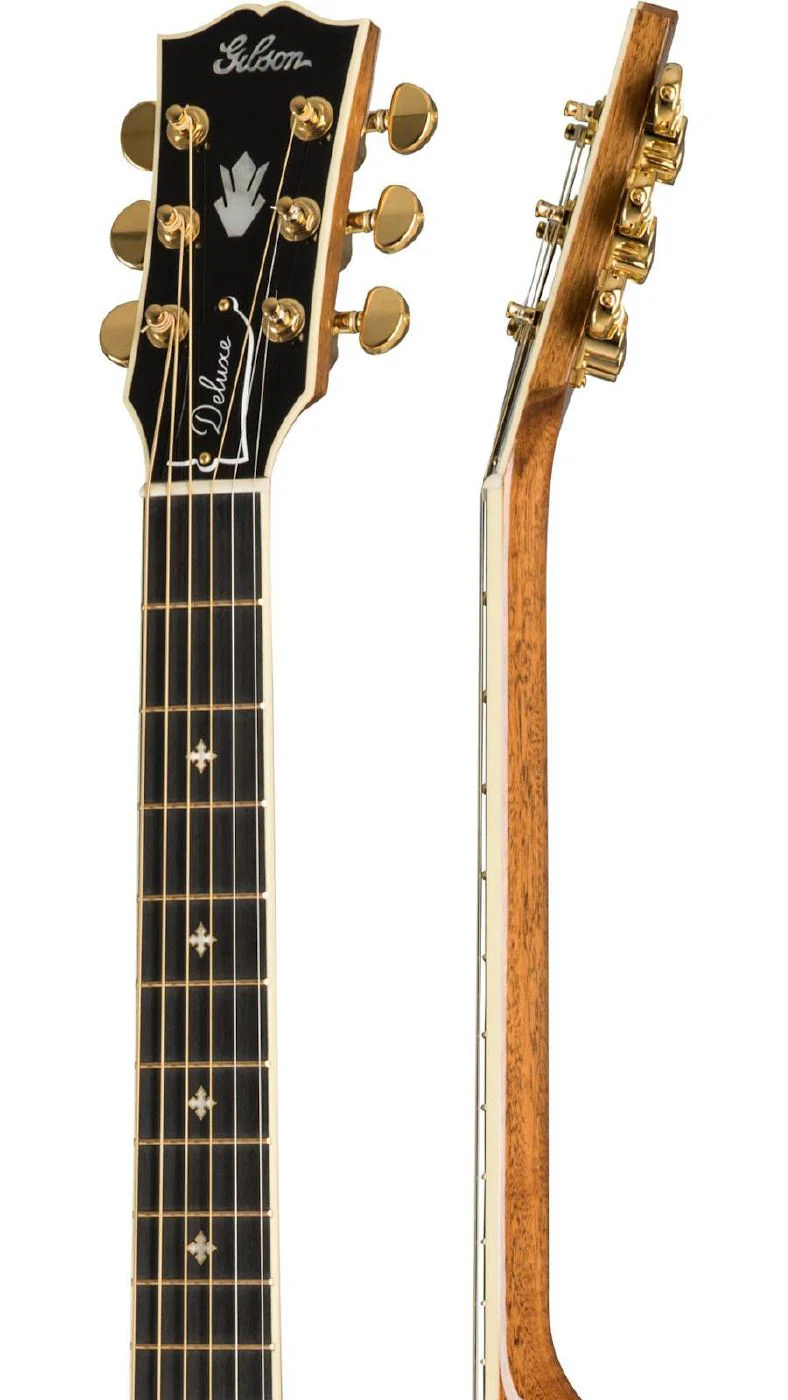 Gibson J45 Deluxe Acoustic Guitar - Rosewood - Rosewood Burst - Image 4