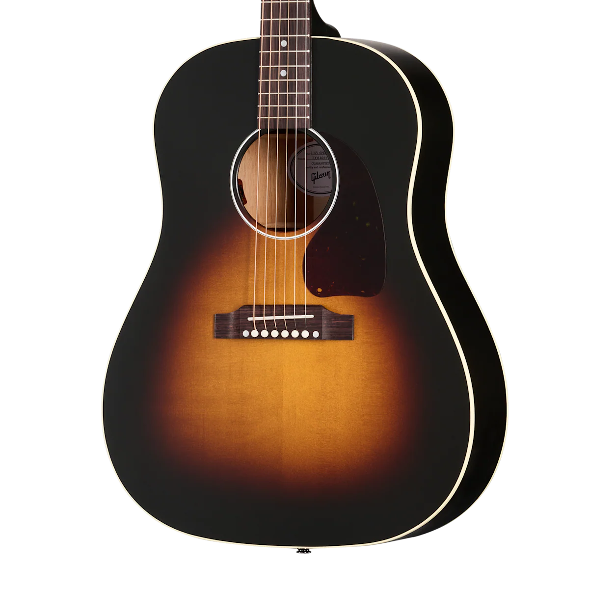 Gibson J45 Special Satin Acoustic Guitar - Vintage Sunburst (LH) - Image 4