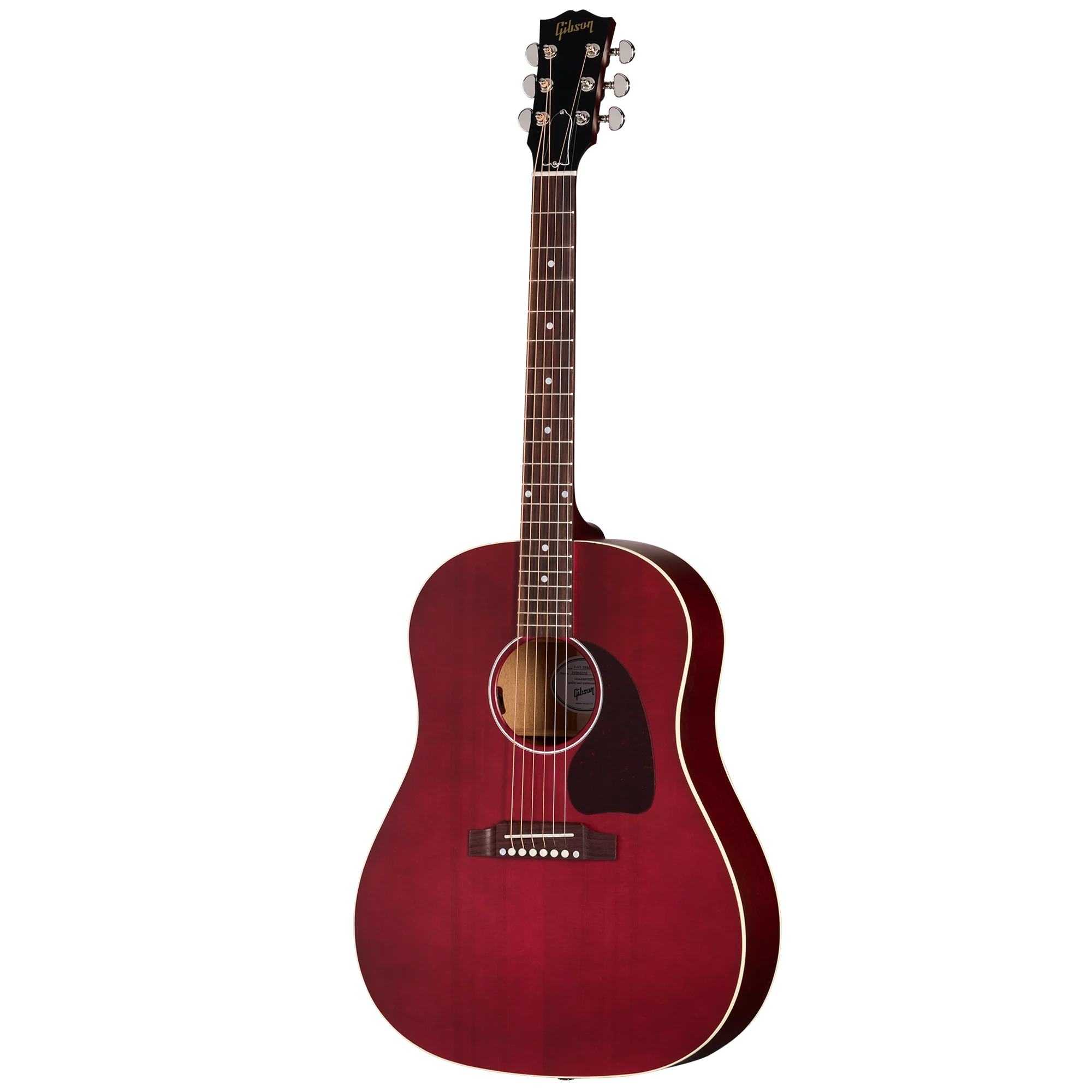 Gibson J45 Special Satin Acoustic Guitar - Wine Red - Image 6