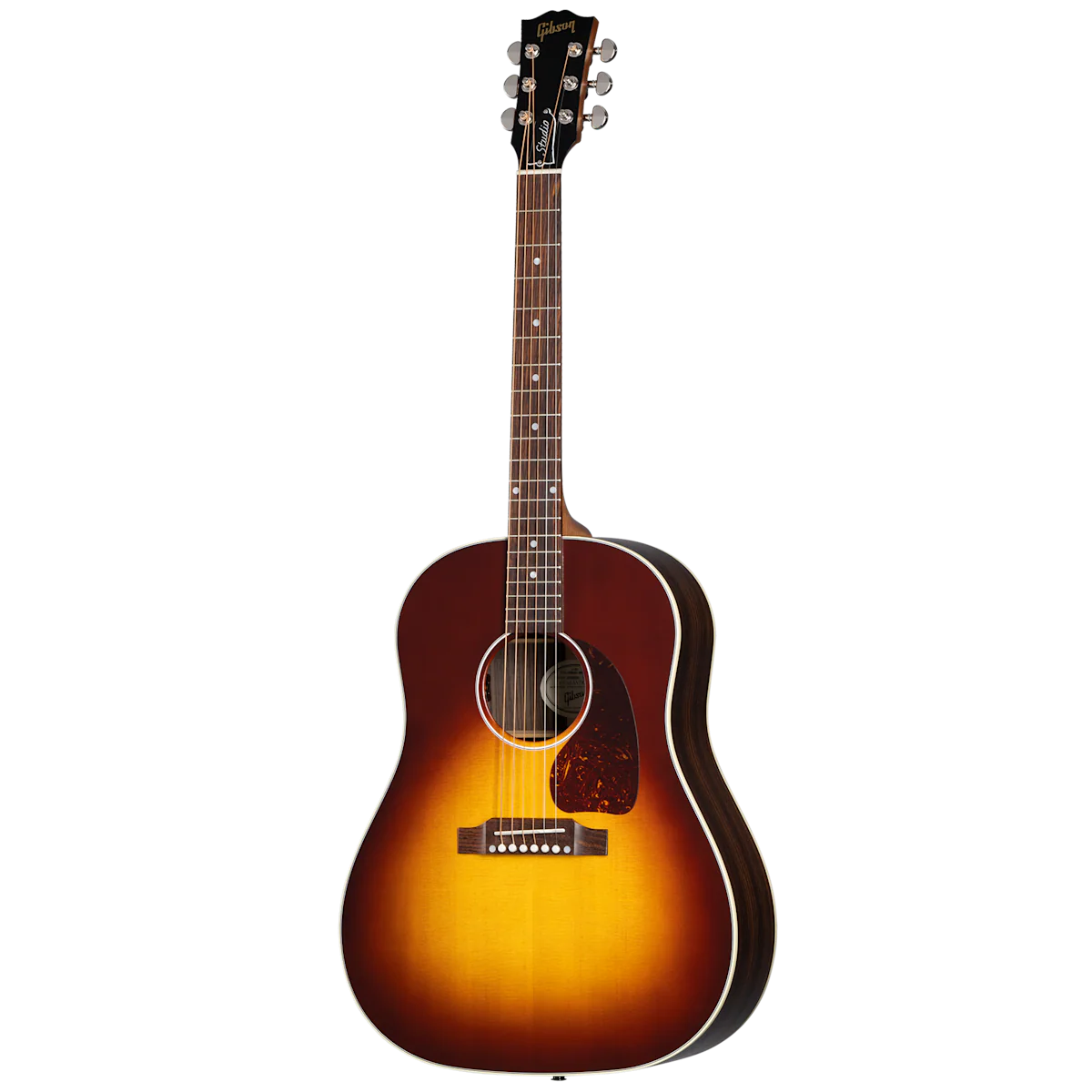 Gibson J45 Studio Acoustic Guitar - Rosewood - Satin Rosewood Burst - Image 5
