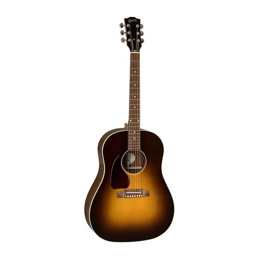 Gibson J45 Studio Left-Handed Acoustic Guitar - Walnut - Walnut Burst - Image 2