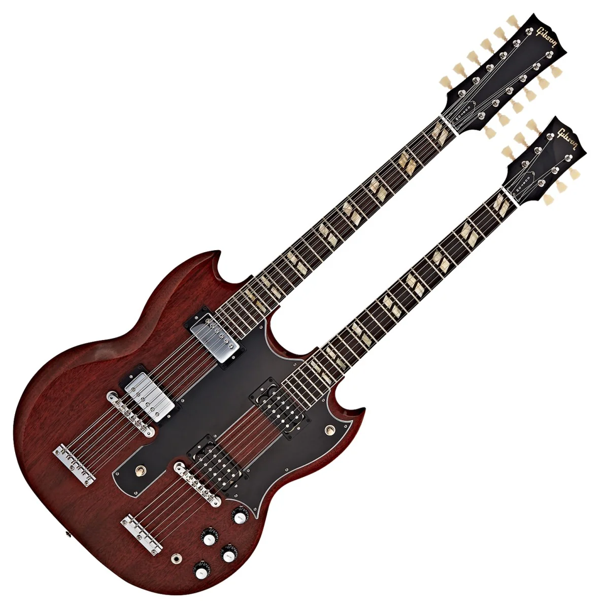 Gibson Jimmy Page EDS1275 Double Neck SG Electric Guitar VOS - 69 Cherry - Image 2