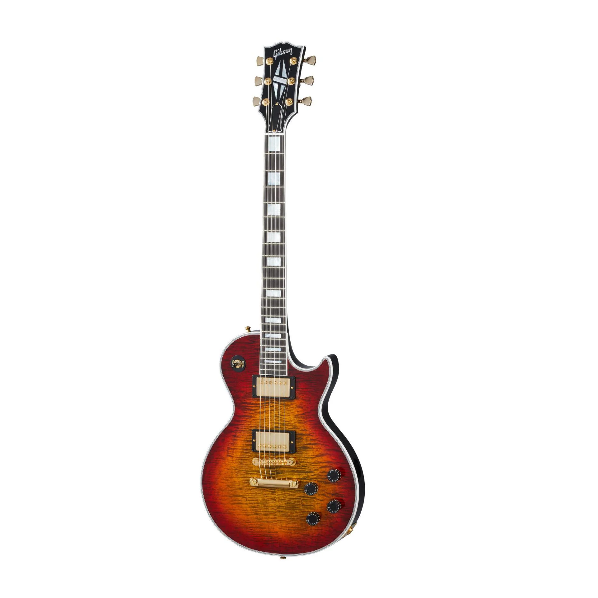 Gibson Les Paul Axcess Custom Figured Top Electric Guitar with Ebony Fingerboard Gloss - Bengal Burst - Image 8