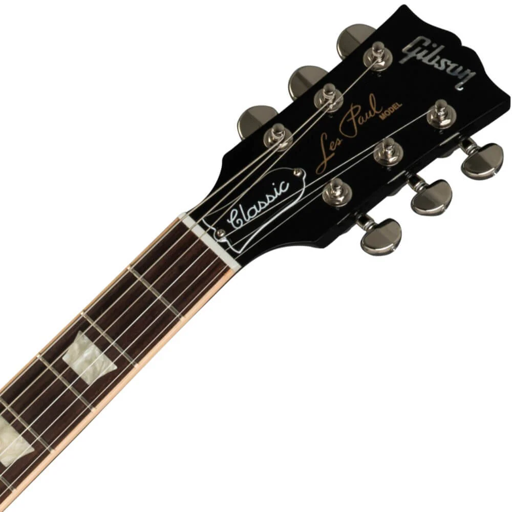Gibson Les Paul Classic Electric Guitar in Ebony - Image 4