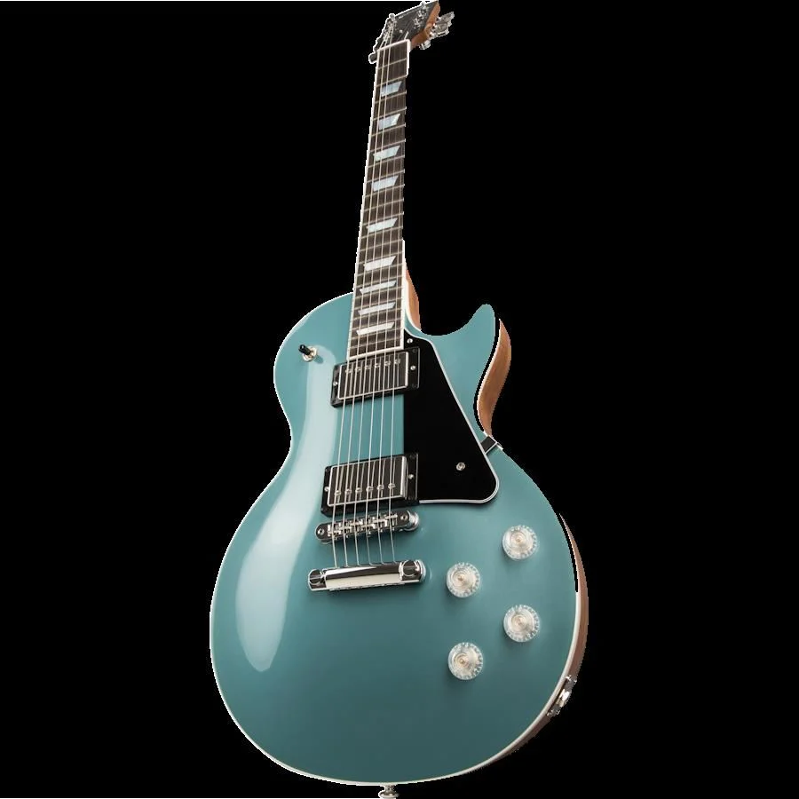 Gibson Les Paul Modern Electric Guitar - Faded Pelham Blue Top - Image 2