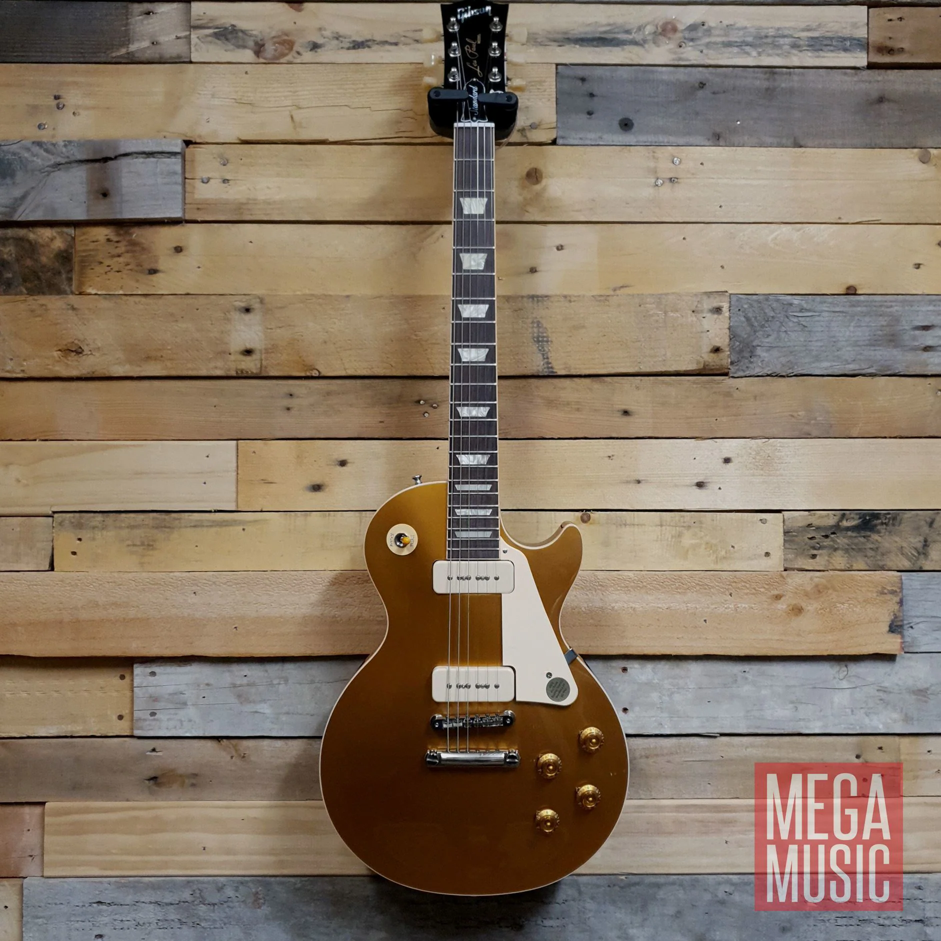 Gibson Les Paul Standard 50s Electric Guitar - P90 Gold Top - Image 6