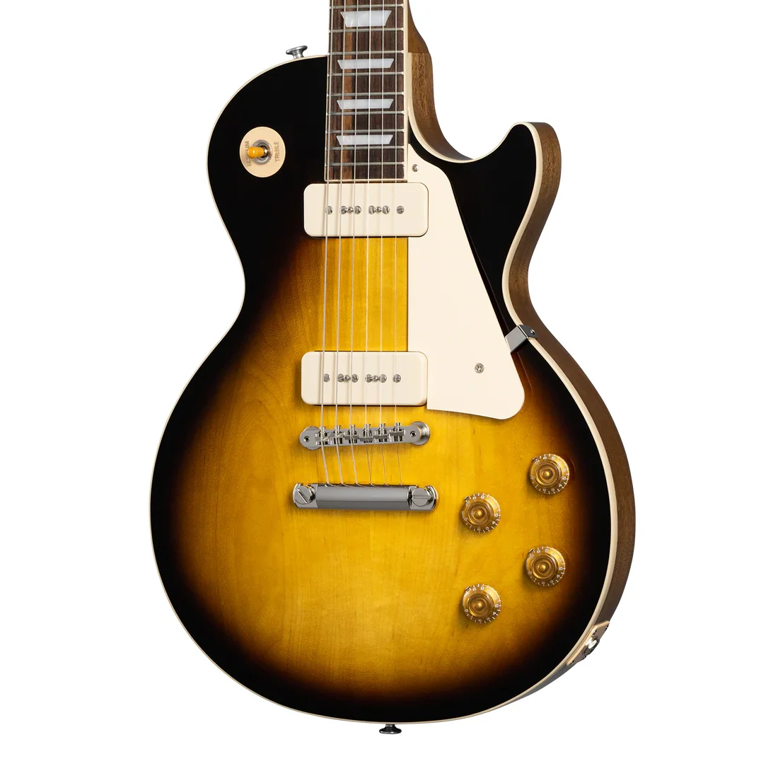 Gibson Les Paul Standard 50's Electric Gutiar with P-90's - Tobacco Burst - Image 3