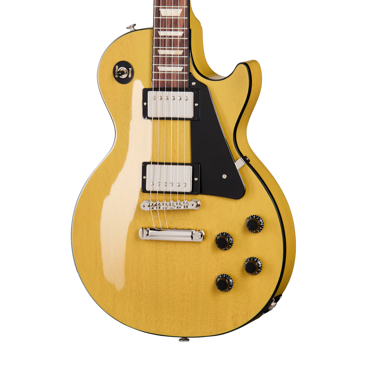 Gibson Les Paul Standard 50s Mahogany Top Electric Guitar -  TV Yellow - Image 2