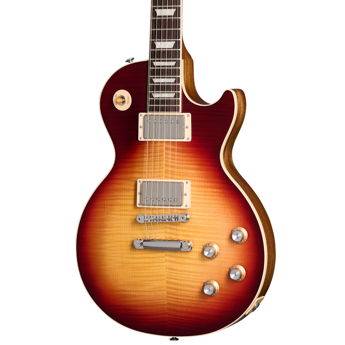Gibson Les Paul Standard 60s Faded Electric Guitar - Vintage Bourbon Burst - Image 2