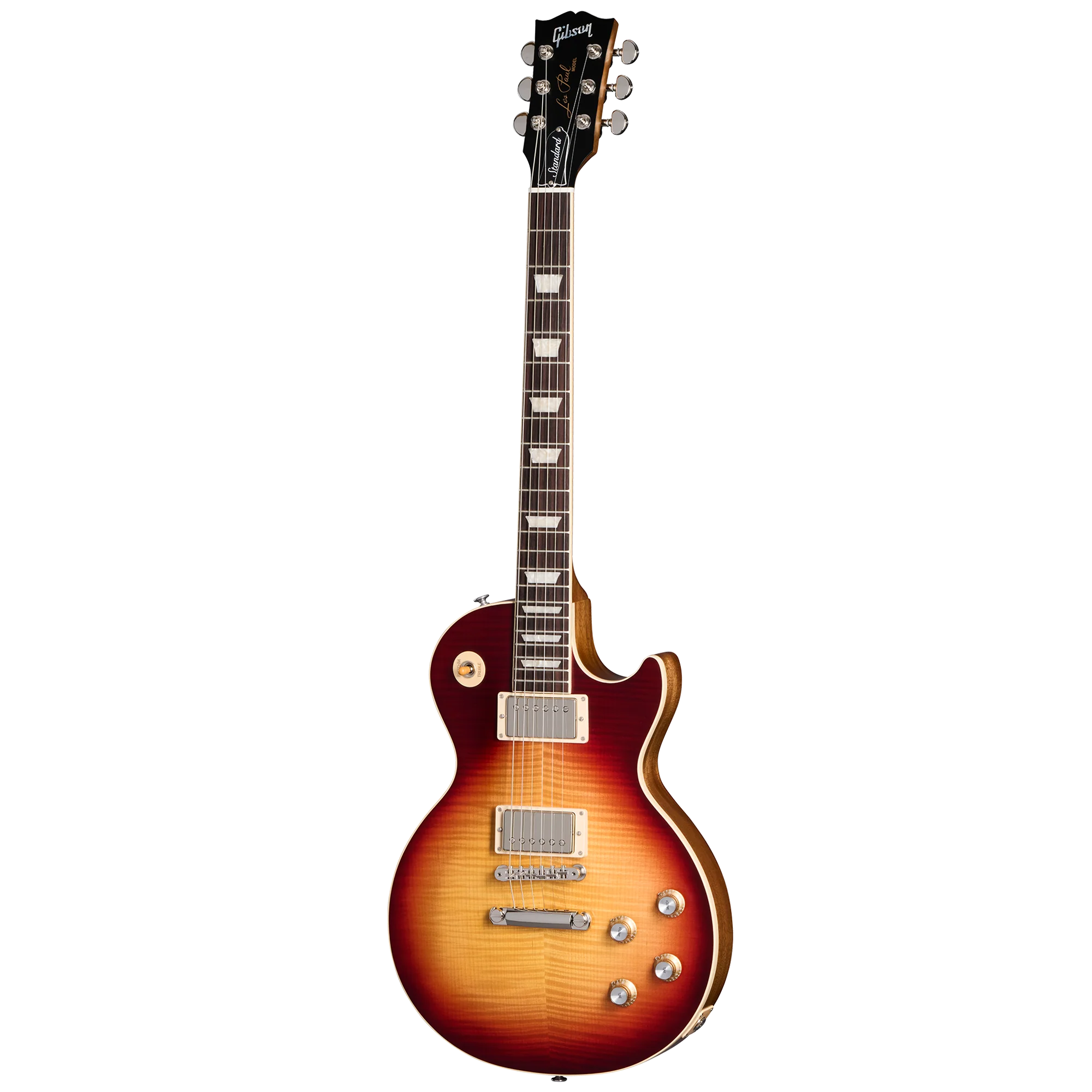 Gibson Les Paul Standard 60s Faded Electric Guitar - Vintage Bourbon Burst - Image 6