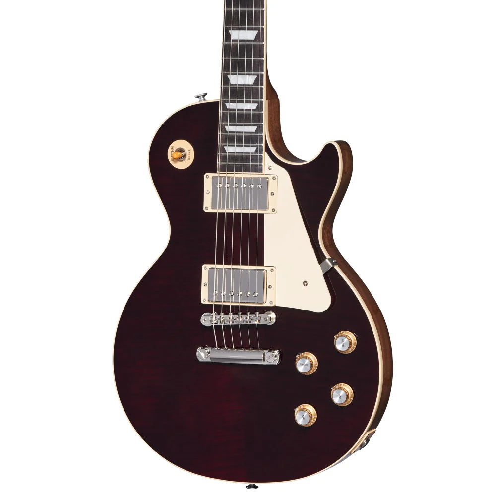 Gibson Les Paul Standard 60s Figured Top Electric Guitar - Translucent Oxblood - Image 8