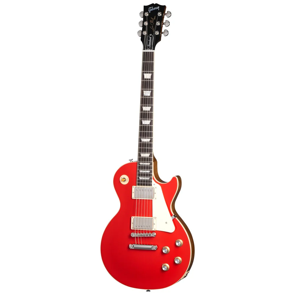 Gibson Les Paul Standard 60s Plain Top Electric Guitar - Cardinal Red - Image 10