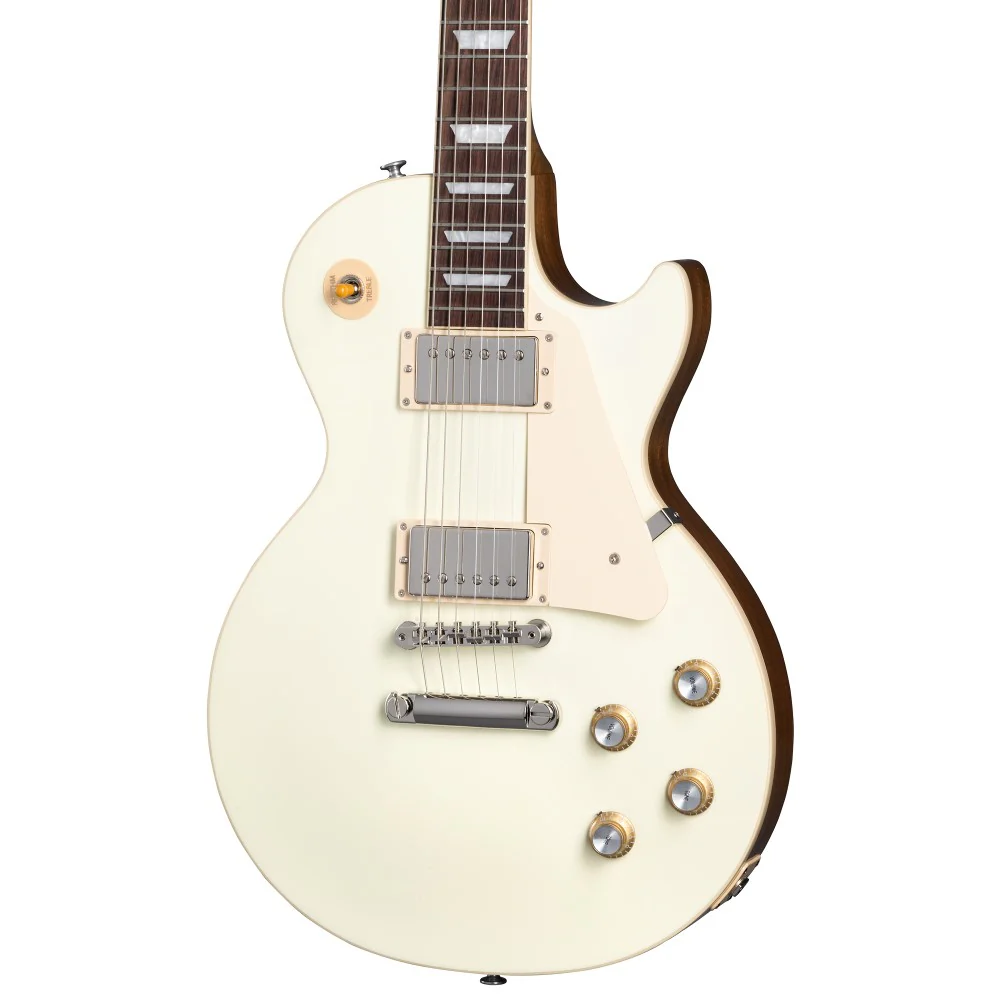 Gibson Les Paul Standard 60s Plain Top Electric Guitar - Classic White - Image 10