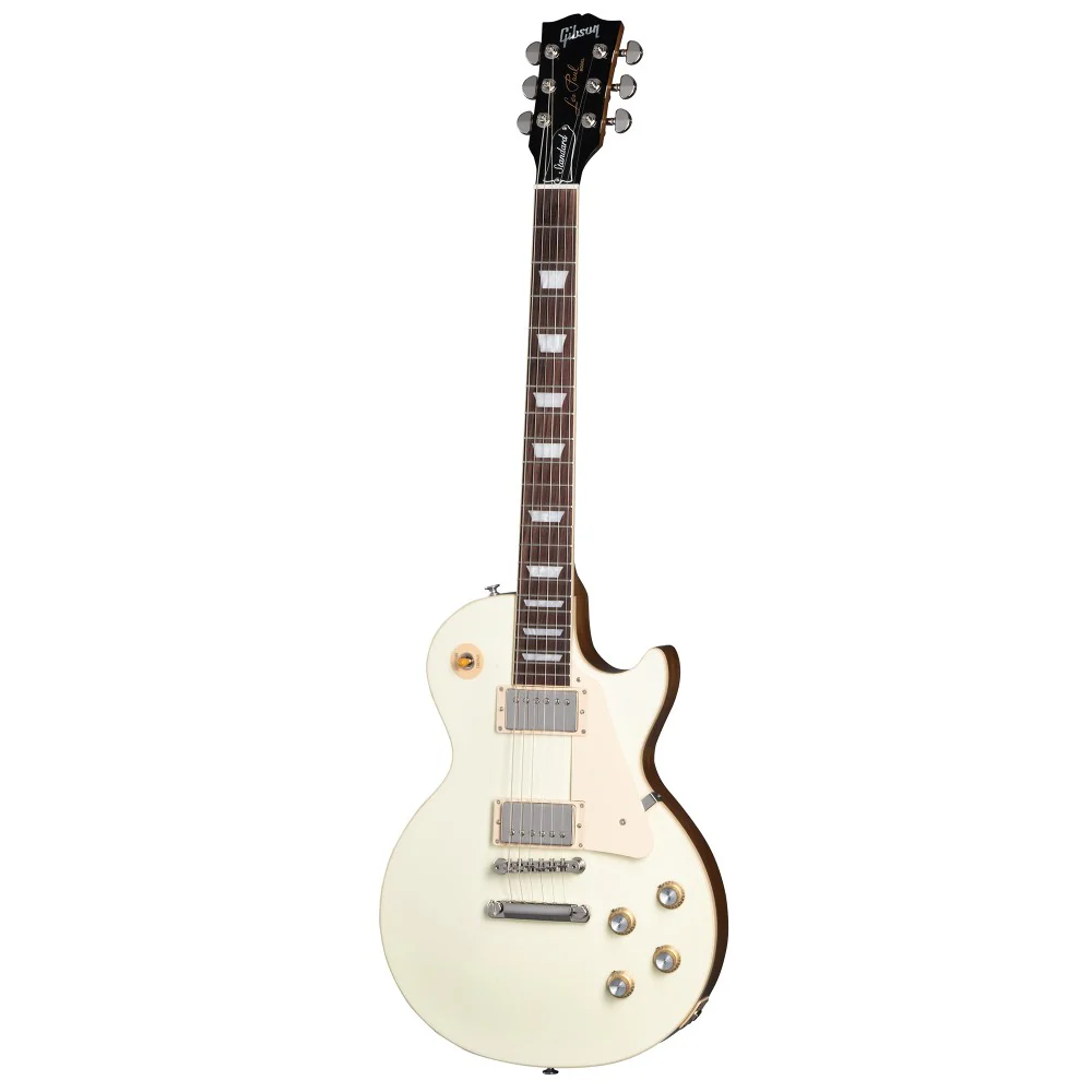 Gibson Les Paul Standard 60s Plain Top Electric Guitar - Classic White - Image 7