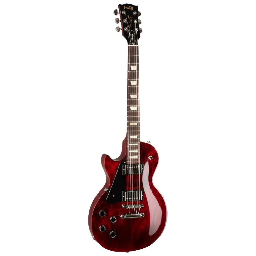 Gibson Les Paul Studio Electric Guitar - Wine Red LH - Image 6