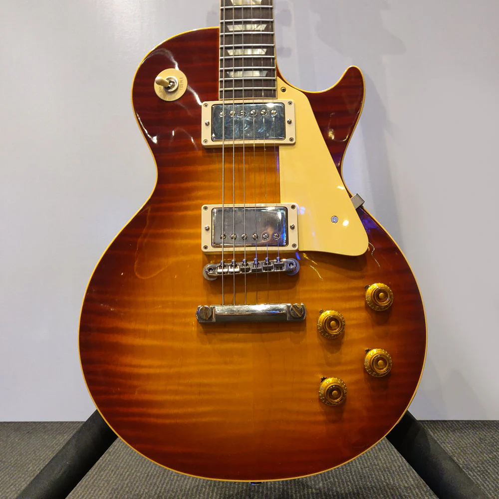 Gibson Mega Music Exclusive VOS 1959 Les Paul Standard Ultra-Light Back - Cherry Tea Burst - Image 3