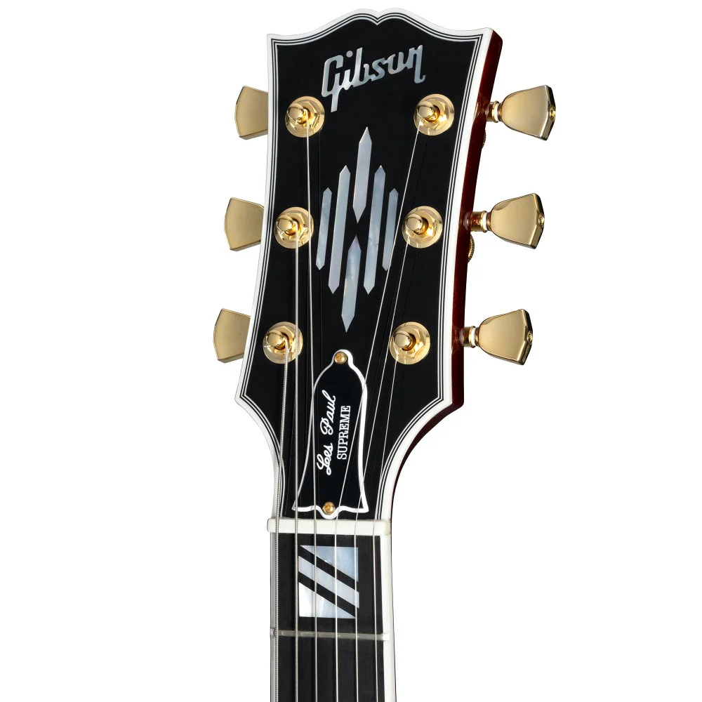 Gibson Modern Collection Les Paul Supreme Electric Guitar - Dark Wine Red - Image 4