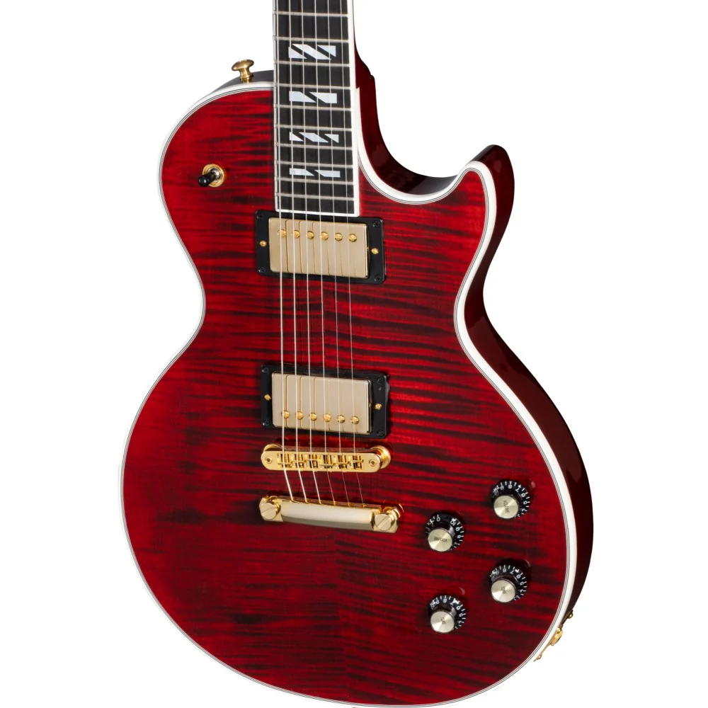 Gibson Modern Collection Les Paul Supreme Electric Guitar - Dark Wine Red - Image 7