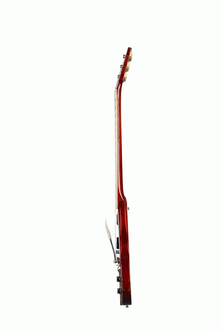 Gibson Murphy 64 SG Standard Electric Guitar with Maestro Vibrola Heavy Aged Faded Cherry - Image 4