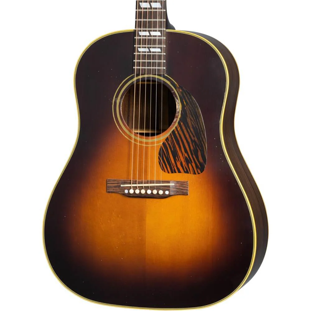 Gibson Murphy Lab 1942 Banner Southern Jumbo Acoustic Guitar - Light Aged Vintage Sunburst - Image 3