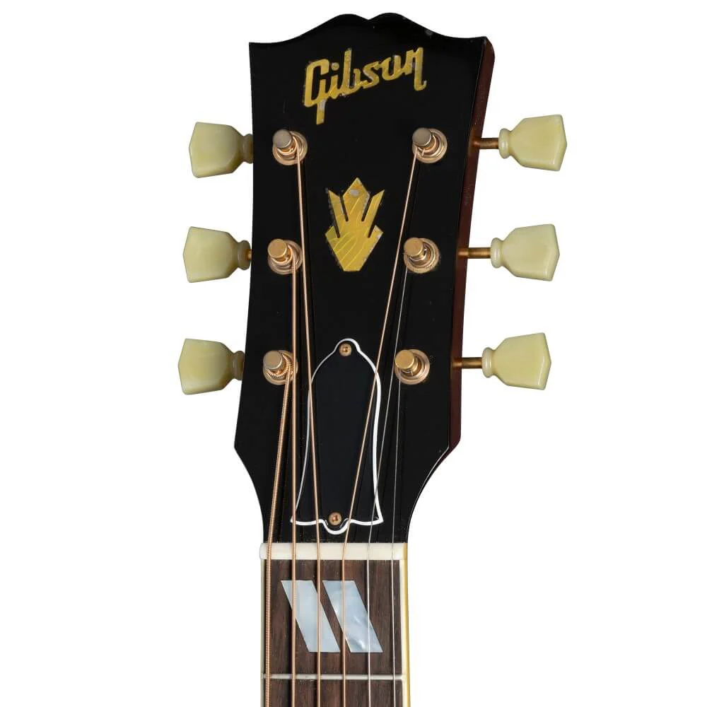 Gibson Murphy Lab 1960 Hummingbird Acoustic Guitar - Light Aged Heritage Cherry Sunburst - Image 4