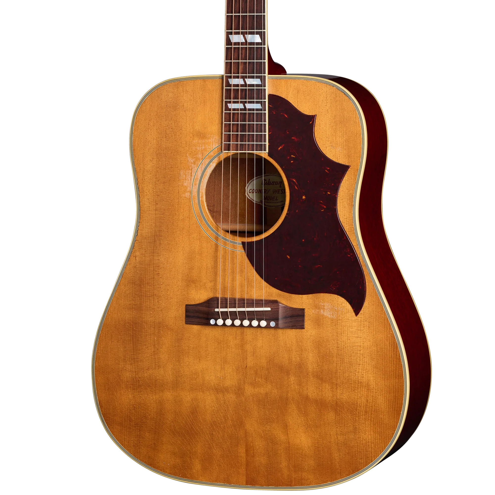 Gibson Murphy Lab 1963 Country Western Ac Guitar Heavy Aged Smoked Natural - Image 10