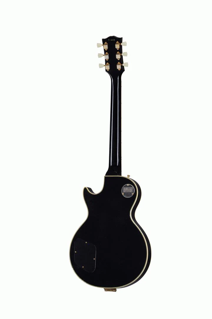 Gibson Murphy Lab 57 Les Paul Custom 3PU Electric Guitar with Bigsby Light Aged Ebony - Image 6